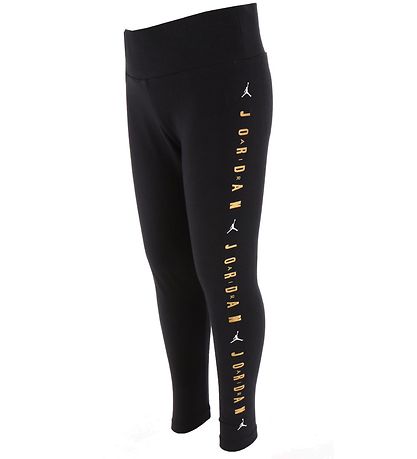 Jordan Leggings - Jumpman High-Rise - Schwarz m. Gold