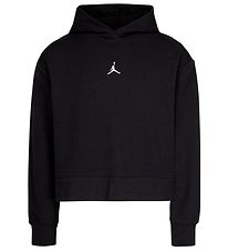 Sweat à Capuche Jordan - Court - Essentials Boxy - Noir