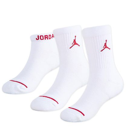 Chaussettes Jordan - 3 Pack - Cascade Jumpman - Blanc Chaussettes Jordan - 3 Pack - Cascade Jumpman - Blanc