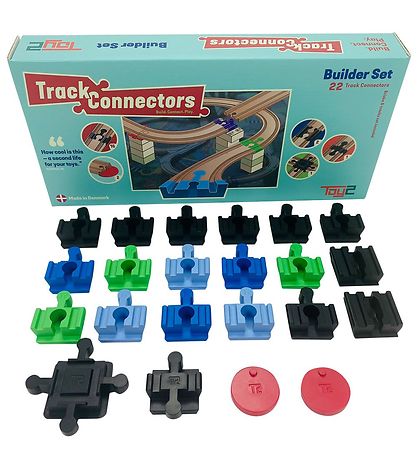 - 22 pces Toy2 Track Connectors - Le kit de construction - 22 pces Toy2 Track Connectors - Le kit de construction