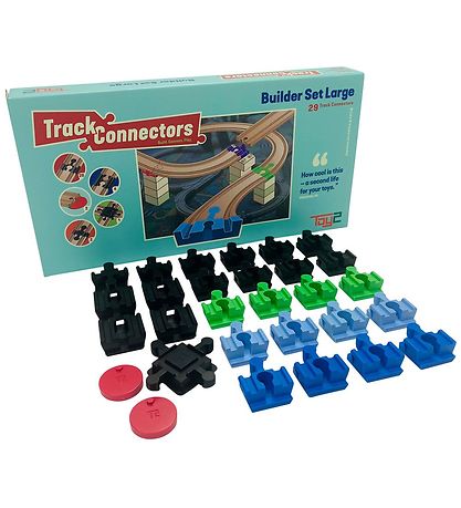 Toy2 Track Connectors - 29 pcs - Builder Set Large Toy2 Track Connectors - 29 pcs - Builder Set Large