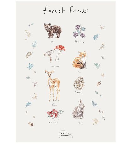 Cam Cam Affisch - Forest Friends