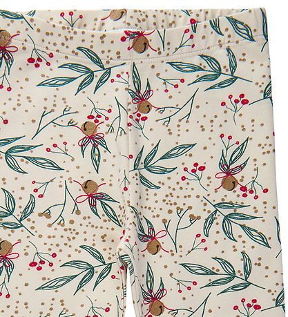 The New Siblings Leggings - Holiday - White Swan Bell Aop The New Siblings Leggings - Holiday - White Swan Bell Aop