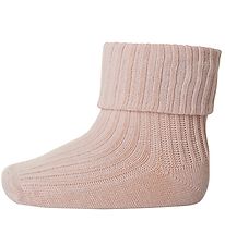 Chaussettes MP - Laine - Rib - Rose Dust