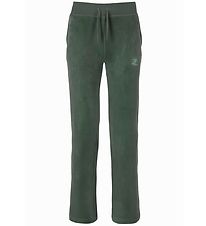 Juicy Couture Velvet Trousers - Dark Moss Juicy Couture Velvet Trousers - Dark Moss