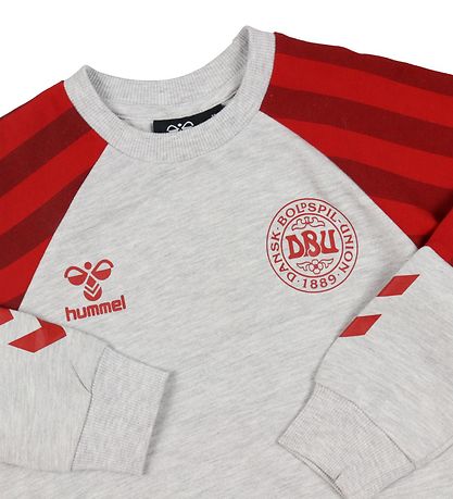 Hummel Sweatshirt - DBU - hmlHonor - Light Grey Melange Hummel Sweatshirt - DBU - hmlHonor - Light Grey Melange
