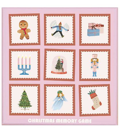 Vissevasse Memory Game - 28 Pair - 15x15 cm - Christmas