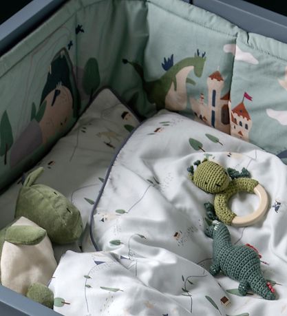 Sebra Rattle - Crochet - Dragon - Green