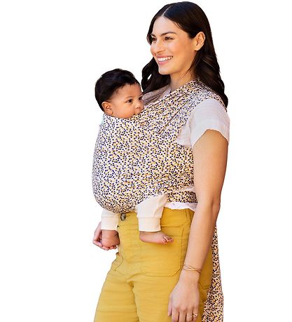 Moby Baby Wrap - Evolution - Hopscotch - White w. Dots