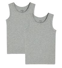 Hust and Claire Undershirt - Flicka - 2-Pack - Grey Melange Hust and Claire Undershirt - Flicka - 2-Pack - Grey Melange