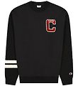 Champion Fashion Sweatshirt - Schwarz m. Logo Champion Fashion Sweatshirt - Schwarz m. Logo