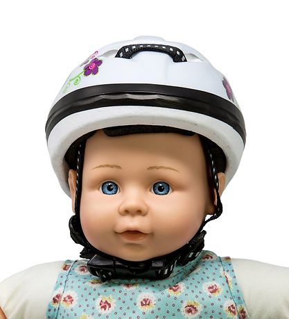 Mini Mommy Poppenfietshelm - Wit