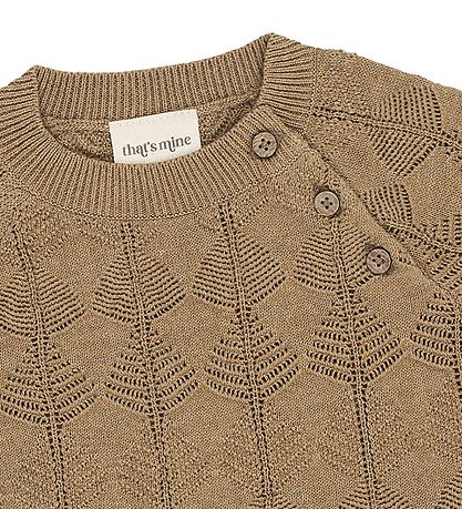 That's Mine Blouse - Knitted - Leo - Kelp