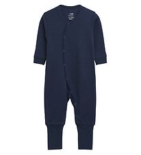 Hust and Claire Jumpsuit l/s - Mobi - Wool - Navy Hust and Claire Jumpsuit l/s - Mobi - Wool - Navy