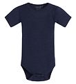 Hust and Claire Bodysuit s/s - Bet - Rib - Wool - Navy Hust and Claire Bodysuit s/s - Bet - Rib - Wool - Navy