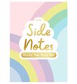 Ooly Sticky Notes Boek - Side Notes - Pastel Regenbogen Ooly Sticky Notes Boek - Side Notes - Pastel Regenbogen