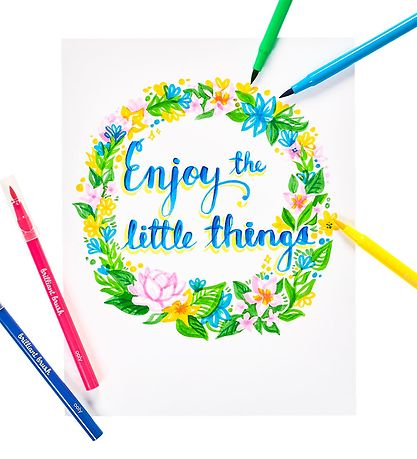 Ooly Markers - 12 Pcs - Brilliant Brush Markers