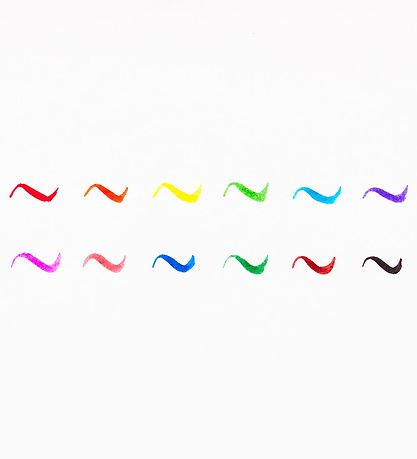 Ooly Markers - 12 Pcs - Brilliant Brush Markers