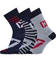 CR7 Socks - 3-Pack - Blue/Grey/Red