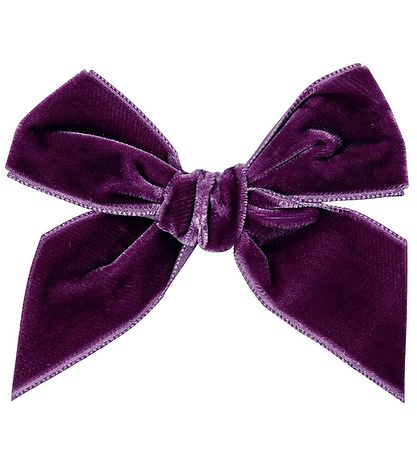 Condor Hårspenne - Velur - Sløyfe - 10x10 cm - Lilla