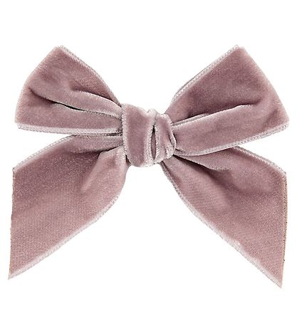Condor Hiusklipsi - Veluuri - Rusetti - 10x10 cm - Tomu vaaleanp