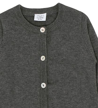 Hust and Claire Cardigan - Strick - Cara - Grau Melange