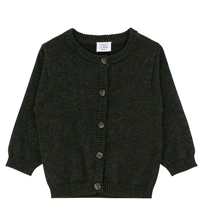 Gilet Hust and Claire - Clyde - Tricoté - Gris Charbon Mélange