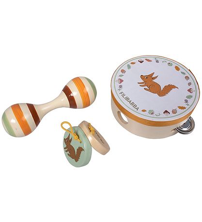 Filibabba Playcase w. Instruments - 4 Parts Filibabba Playcase w. Instruments - 4 Parts