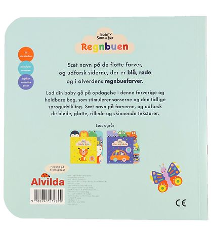 Alvilda Book - Baby - Sense And Learn The Rainbow