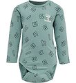Hummel Bodysuit l/s - hmlAthens - Mineral Blue