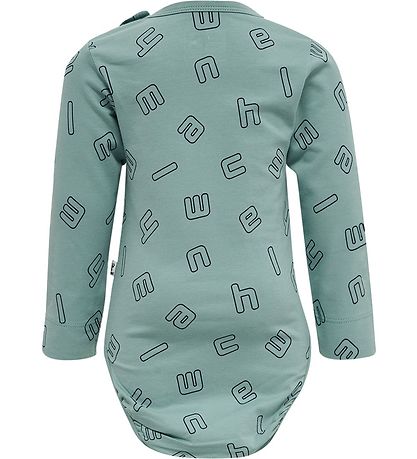 Hummel Bodysuit l/s - hmlAthens - Mineral Blue