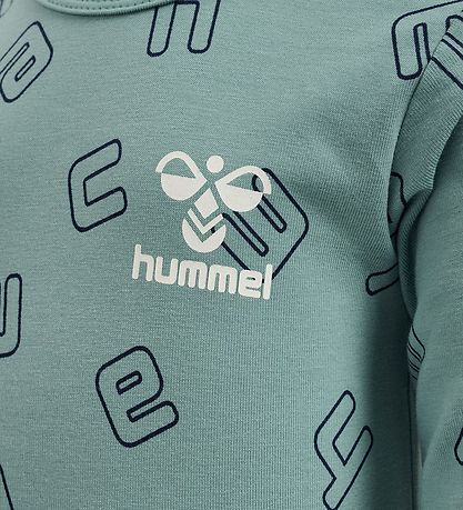 Hummel Bodysuit l/s - hmlAthens - Mineral Blue