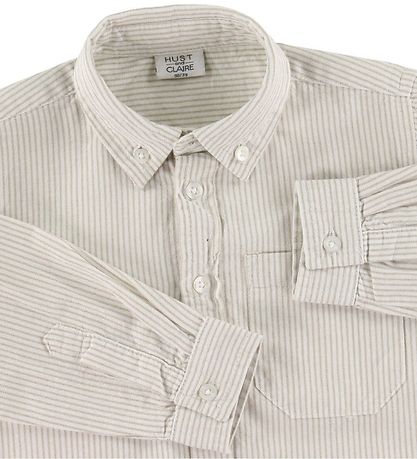 Hust and Claire Hemd - Ruben - Beige/Off White