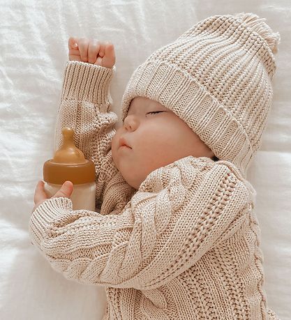 Hevea Bottle Pacifier - Natural Rubber - Medium Flow