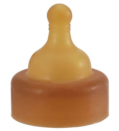Hevea Bottle Pacifier - Natural Rubber - Medium Flow