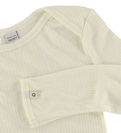 Smallstuff Bodysuit æ/s - Drop Needle - Off White