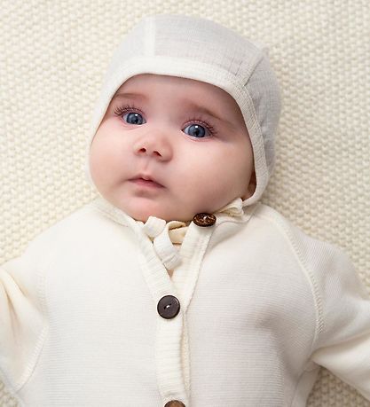 Smallstuff Baby Hat - Wool - Off White