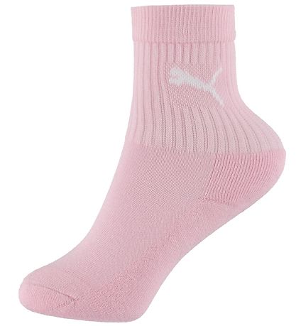 Puma Socks - Kids Regular Crew - 3-Pack - Rose Water Puma Socks - Kids Regular Crew - 3-Pack - Rose Water