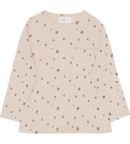 Blouse Monsieur Mini - Off White av. Chocolat Blouse Monsieur Mini - Off White av. Chocolat