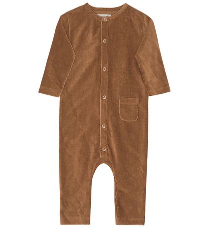 Monsieur Mini Strampler - Cord - Chocolate