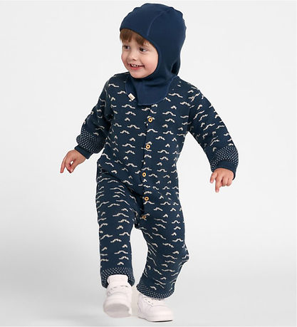 Grenouillère Voksi - Laine - Poppy Blue Grenouillère Voksi - Laine - Poppy Blue