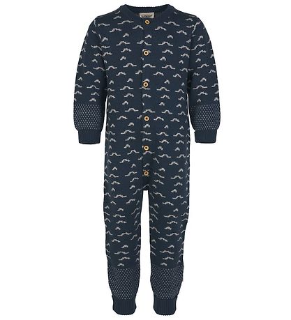 Grenouillère Voksi - Laine - Poppy Blue Grenouillère Voksi - Laine - Poppy Blue