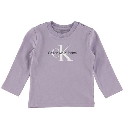 Calvin Klein Blouse - Monogram - Smoky Lilac