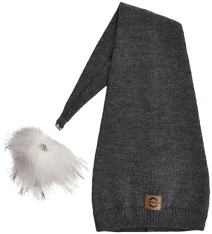Mikk-Line Christmas Hat - Knitted - Anthracite