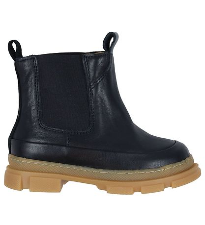 Pom Pom Støvler - Chunky Chelsea Boot - Svart