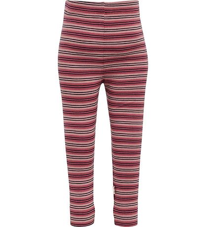 Hummel Leggings - HmlUnited Tights - Striped - Woodrose