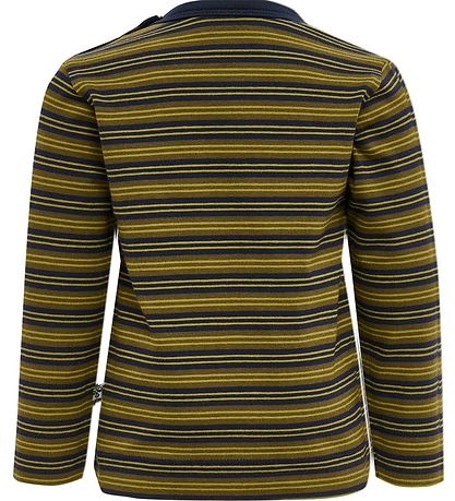 Hummel Blouse - HmlUnited T-Shirt L/s - Striped - Black Iris/Gre