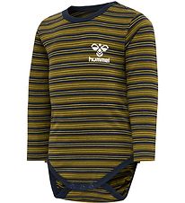 Body m/l Hummel - HmlUnited - Rayures - Black Iris/Vert Body m/l Hummel - HmlUnited - Rayures - Black Iris/Vert