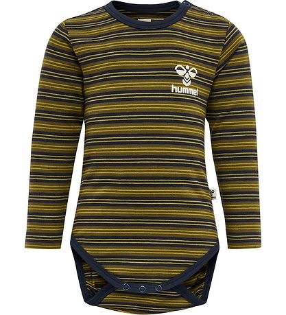 Body m/l Hummel - HmlUnited - Rayures - Black Iris/Vert Body m/l Hummel - HmlUnited - Rayures - Black Iris/Vert