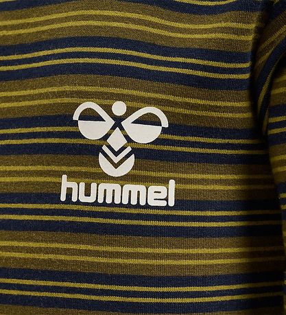 Body m/l Hummel - HmlUnited - Rayures - Black Iris/Vert Body m/l Hummel - HmlUnited - Rayures - Black Iris/Vert